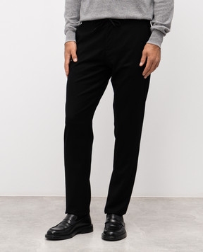 Canali Чорні штани з вовни AR03472V1659G