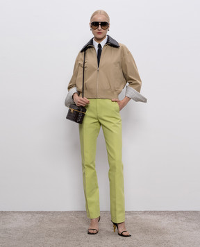 Bottega Veneta Зелені штани 657740V0BT0