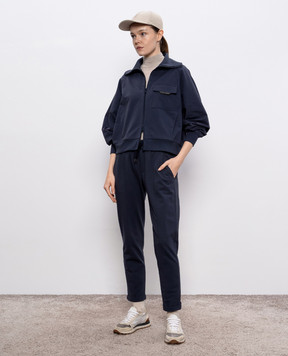 Brunello Cucinelli Бежевий топ з кашеміру та шовку M13800004P