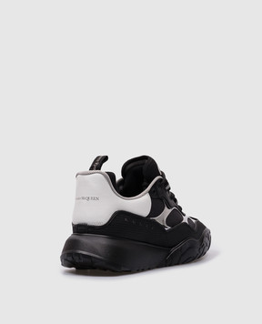 Alexander McQueen Черные кроссовки NCE с логотипом. 794521W4Y11