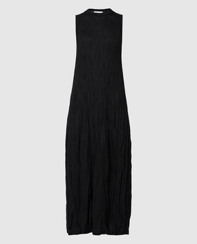Helmut Lang Черное платье с шерстью O02HW707