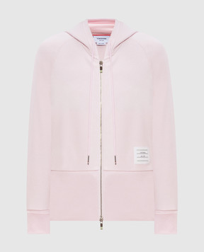 Thom Browne Розовая спортивная куртка с логотипом FJT382A03037
