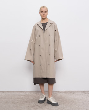 Sofie D`Hoore Бежевий плащ CHESTERFIEL CHESTERFIELD