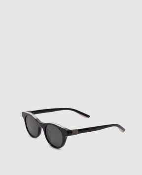 Brunello Cucinelli Чорні сонцезахисні окуляри Pigalle MOCGEMMS05