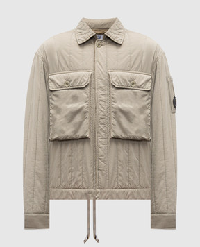 C.P. Company Куртка кольору хакі з патчем логотипа MOW080A110437G