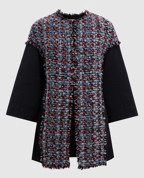 Sonia Rykiel Черное пальто с шерстью 18122519
