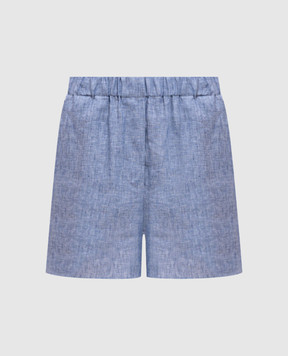 Loro Piana Блакитні шорти Angelo з льону FAP3841