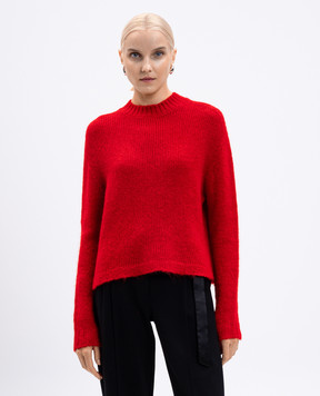Twinset Червоний светр з вовною альпаки 252TT3136