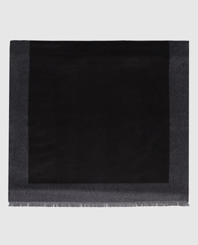 Saint Laurent Шарф із шовку з логотипом 8358793Y009