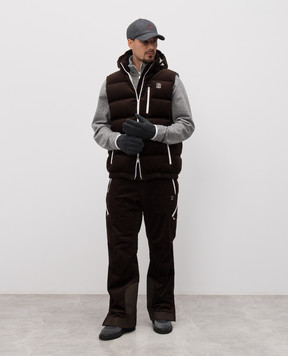 Brunello Cucinelli Сірий меланжевий светр з кашеміром MM840KT60