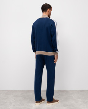 Bertolo Cashmere Синий спортивный костюм  9023470019029020130022
