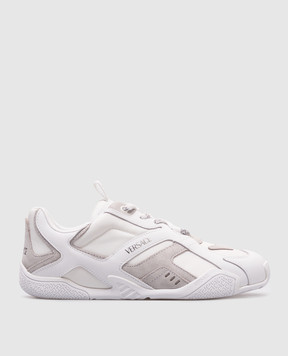 Versace Белые комбинированные кроссовки Galaxia 10190071A12892