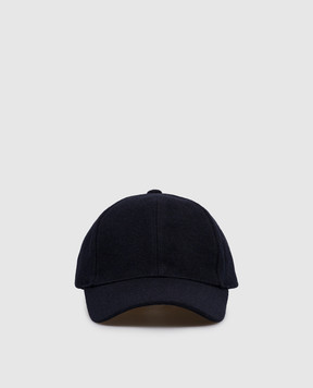 Woolrich Синя кепка з вовною з вишивкою логотипа CFWOAC0290MRUT3190