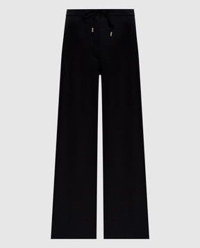 Max Mara Чорні штани кльош DENARO з вовни DENARO