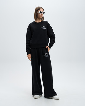 AMIRI Черный свитшот Arts District Crew AWJYCW1011
