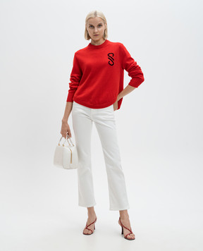 PROENZA SCHOULER Белые джинсы Jasper Jean с эффектом потертости R2438002DC060