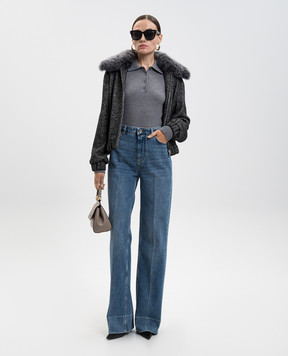 Dolce&Gabbana Сині джинси з логотипом FTC79DG8NR5