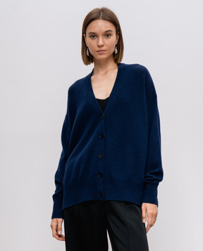 Jil Sander Синій кардиган з кашеміру J02HP0009J13206