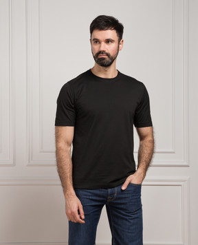 Cashmere&Whiskey Чорна футболка TS645B2360714D