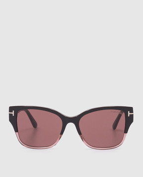 Tom Ford Коричневые солнцезащитные очки ELSA с логотипом. FT110848Z