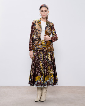 Christian Dior Біла футболка з льоном з принтом напису 053T03AE464