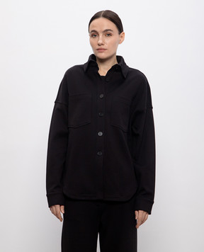 Dondup Чорна сорочка прямого крою DC422KF0244DXXX