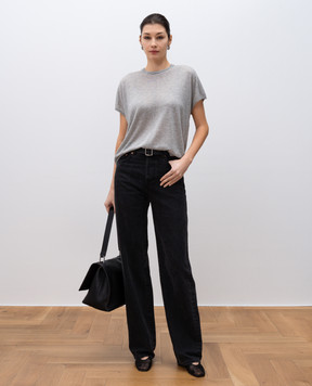 PROENZA SCHOULER Сірий топ Ares з кашеміром WL2517556KW171S