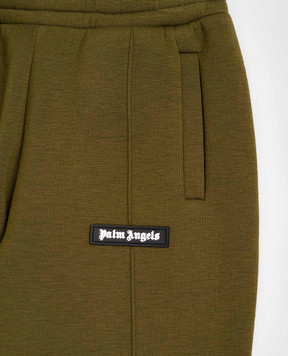 Palm Angels Дитячий червоний бомбер з логотипом PGEA001F25FAB00112+
