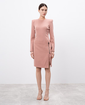 Tom Ford Бежева сукня міді з вовни AB1991