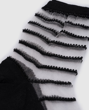 Wolford Носки Isabella в полоску 41555