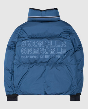 Moncler Grenoble ENFANT Детский синий пуховик Verdons J29571A000055399E46