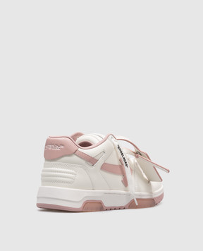 Off-White Білі шкіряні кросівки Оut of office OWIA259C99LEA018