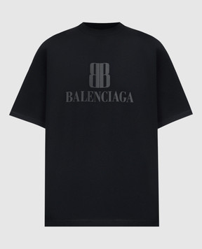 Balenciaga Чорна футболка Nano BB 764235TSVU4