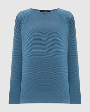 Max Mara Weekend Синий джемпер ADDOTTO ADDOTTO