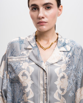 Shyla Золотисте кольє Chunky link у вигляді ланцюжка з позолотою 22 карат CHUNKYLINKNECKLACE