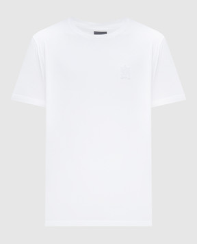 Mackage Белая футболка с фактурной эмблемой логотипа DEV