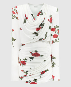 Magda Butrym Біла сукня міні в квітковий принт DRESS27252524