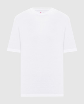 Kiton Белая футболка прямого кроя UMC029K06R49