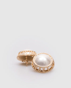Twinset Белые серьги с логотипом 251TO5382