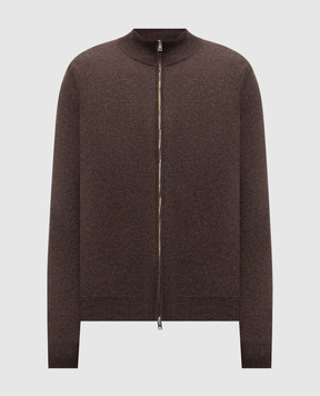 Cashmere&Whiskey Кардиган з кашеміру коричневого кольору MU8671312341R