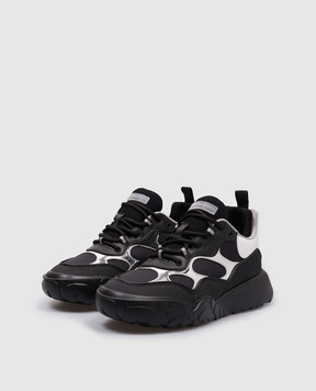 Alexander McQueen Черные кроссовки NCE с логотипом. 794521W4Y11