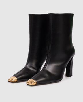 Giuseppe Zanotti Чорні шкіряні ботильйони I570004