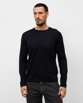 Stefano Ricci Синий джемпер из кашемира W515000G01W24101