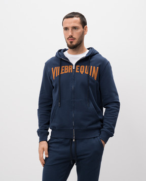 Vilebrequin Синя спортивна куртка з вишивкою логотипа MRZH2P88