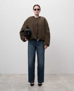 Helmut Lang Чорна футболка з логотипом O01HW515