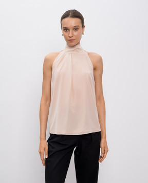 Max Mara Розовый топ JUMBO из шелка JUMBO