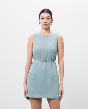 Twinset Блакитна сукня міні 251TP2101
