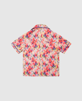 Off-White Дитяча блуза Watercolor в принт OGGG002S25FAB002