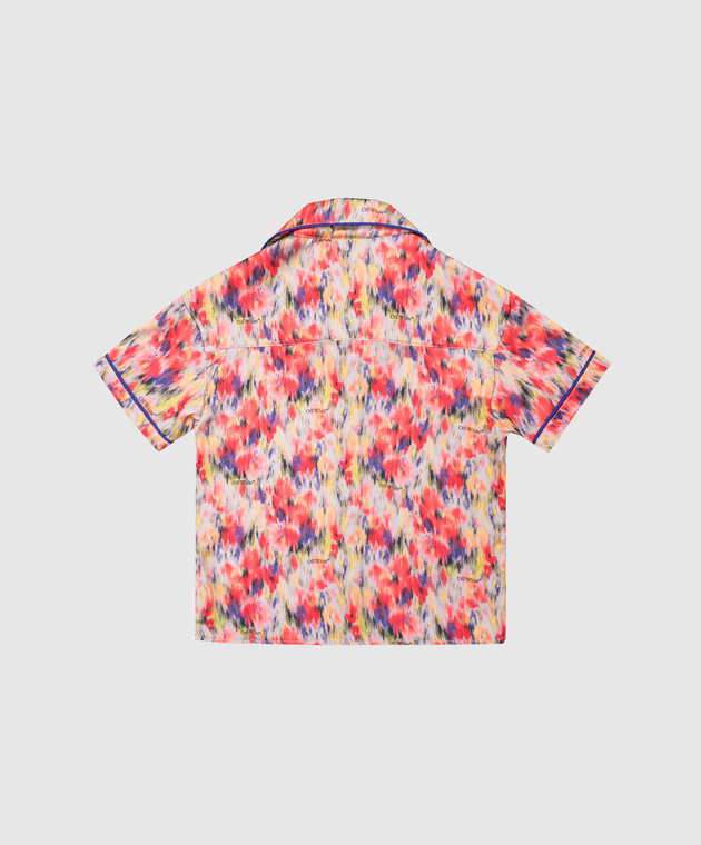 Off-White Дитяча блуза Watercolor в принт OGGG002S25FAB002 зображення 2