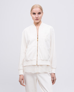 Twinset Бежевая спортивная куртка двойной конструкции 251LL2HAA